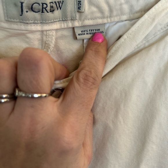 J.crew medium/34 100% cotton khaki pants - Picture 4 of 10